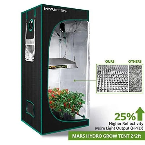 Mars Hydro TS 600W LED Grow Light 2x2 ft Sunlike Full Spectrum LED Grow Lamp