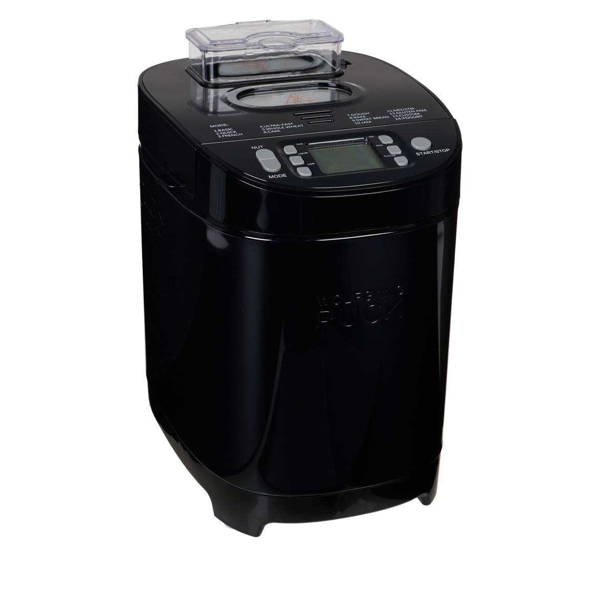 Wolfgang Puck 2 lb. 14-Function Bread Maker with Nut Dispenser - Black
