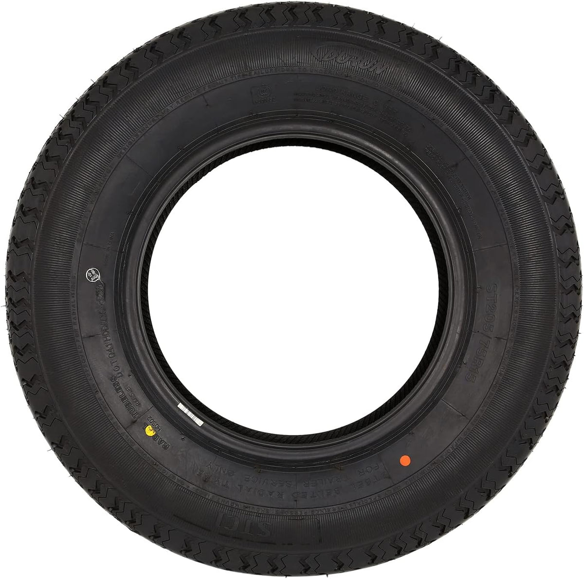 WEIZE ST205 75R15 205 75 r15 Radial Trailer Tire, 8-Ply Load Range D, Set Of 2