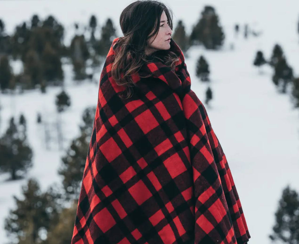 Filson Mackinaw Blanket - Red/Black