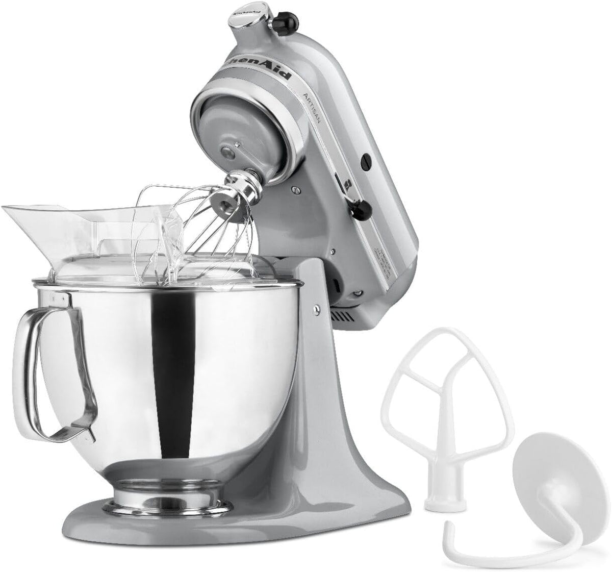 KitchenAid Artisan Series 5 Quart Tilt Head Stand Mixer with Pouring Shield KSM150PS, Cast Iron