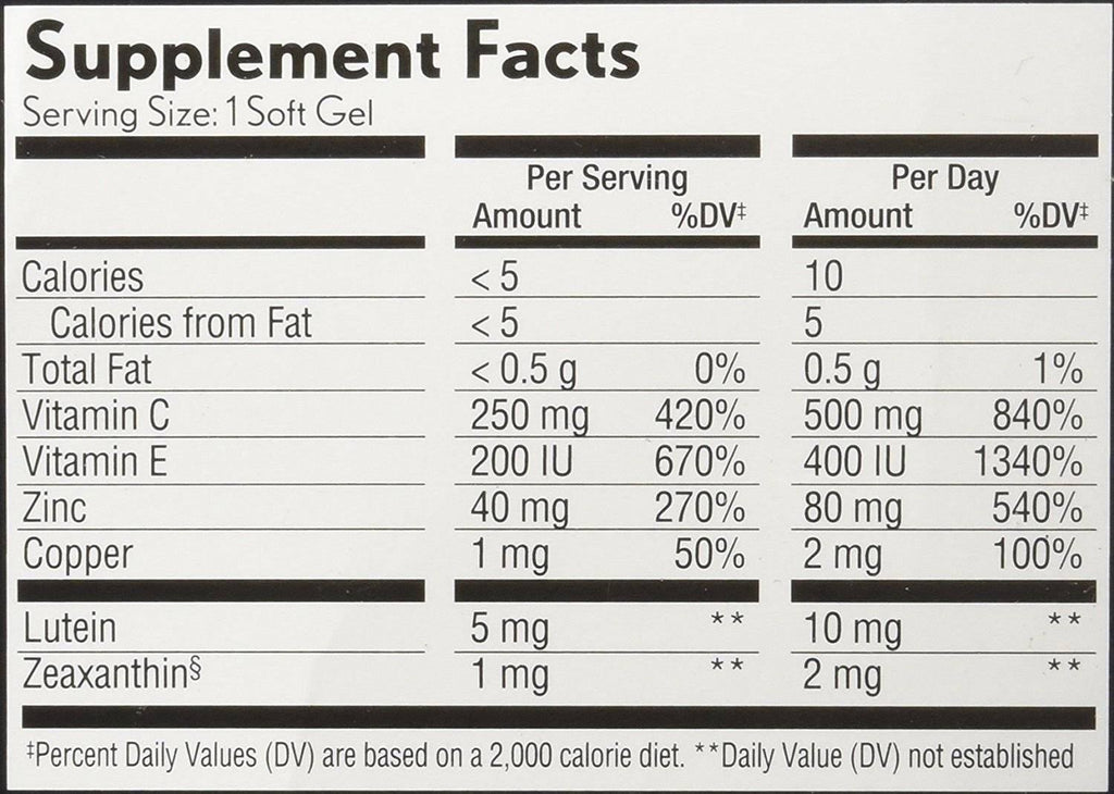 PreserVision AREDS 2 Formula Supplement (210 Count)