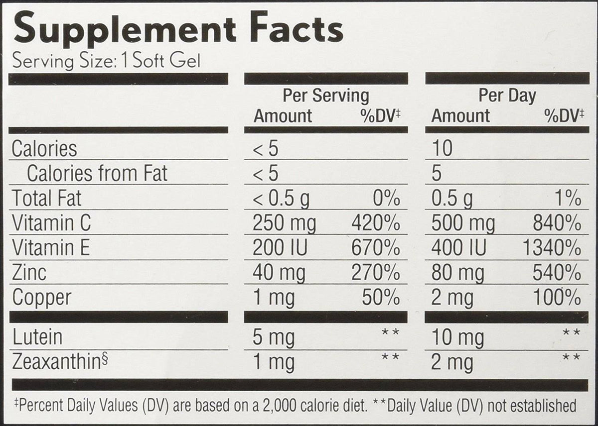 PreserVision AREDS 2 Formula Supplement (210 Count)