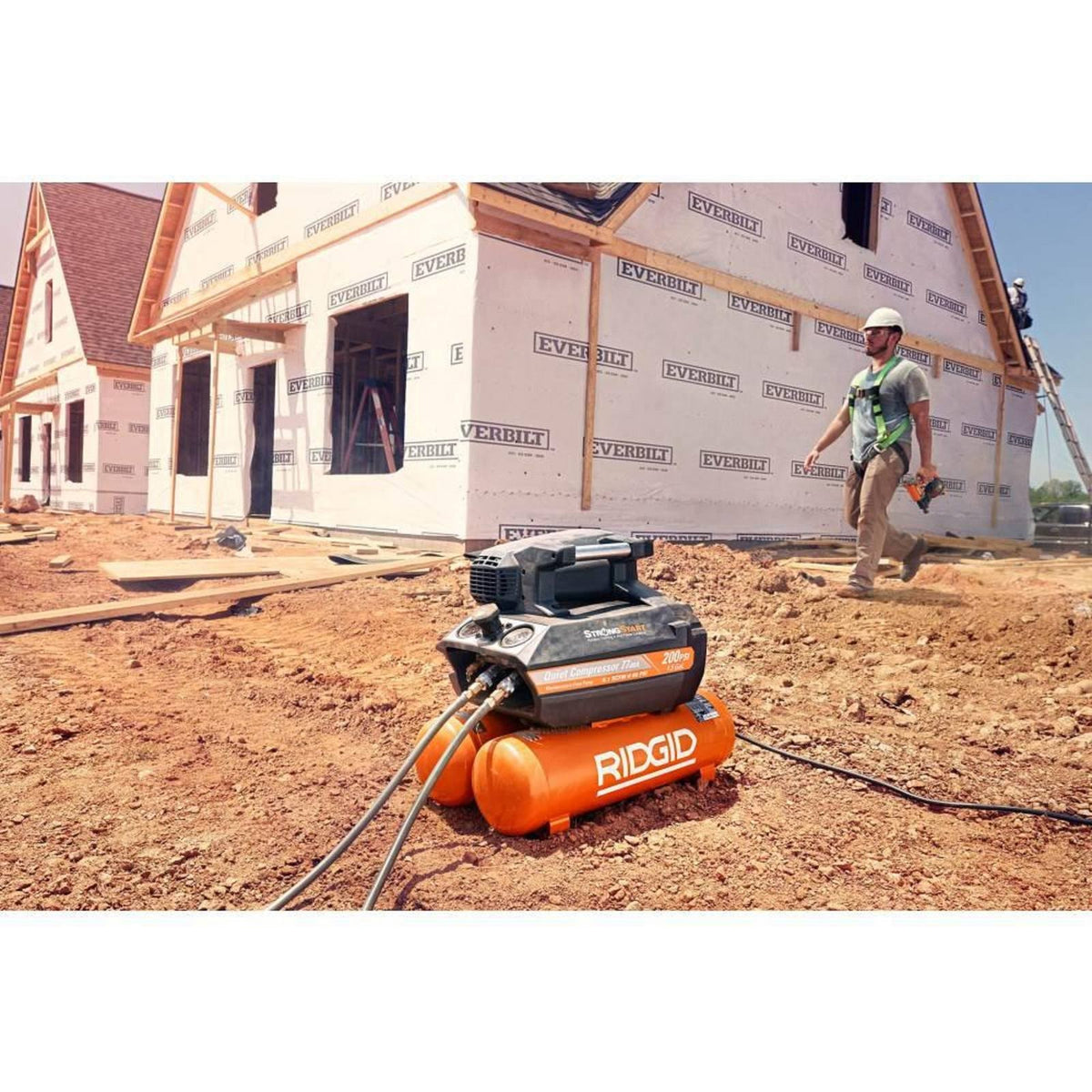 Ridgid 4.5 gal. Portable Electric Quiet Air Compressor