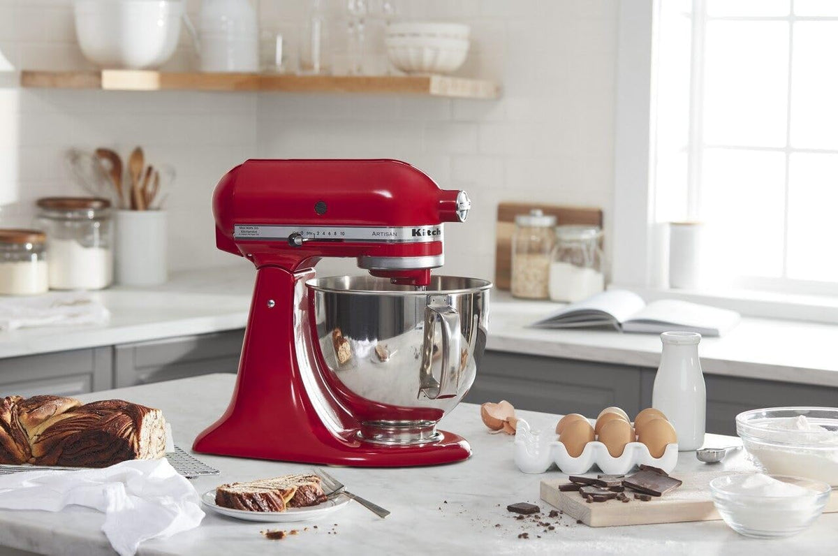 KitchenAid Artisan Series 5 Quart Tilt Head Stand Mixer with Pouring Shield KSM150PS, Cast Iron