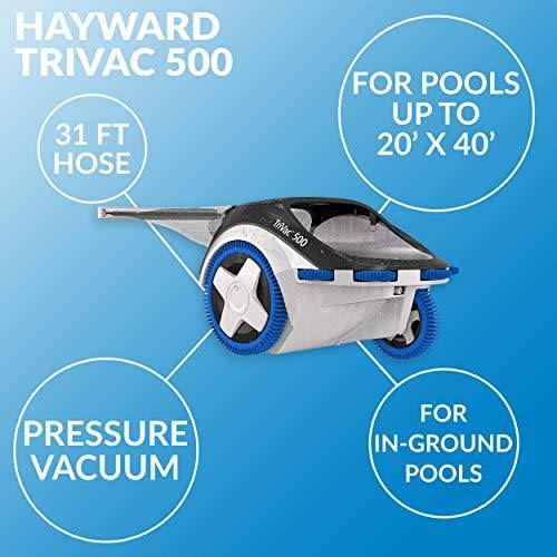 Hayward W3TVP500C 500 Pressure Trivac Side Pool Cleaner