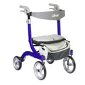 Drive Medical RTL10266BL-HS Nitro DLX Euro Style Walker Rollator, Sleek Blue