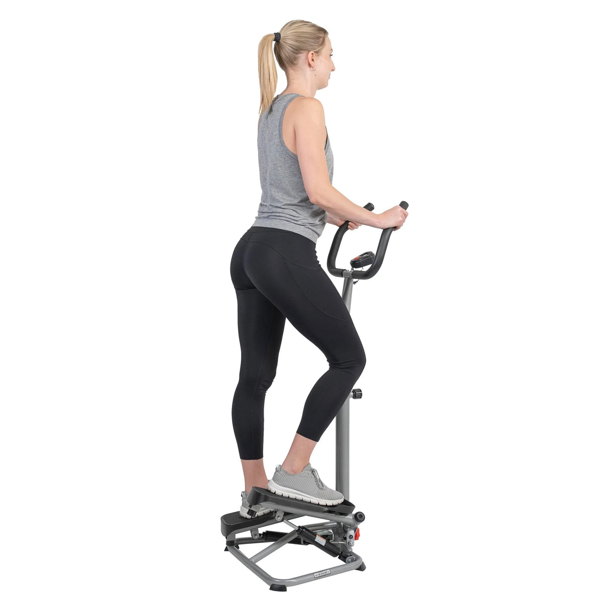 Sunny Health & Fitness Twist Stair Stepper Machine with Handlebar ?C SF-S020027