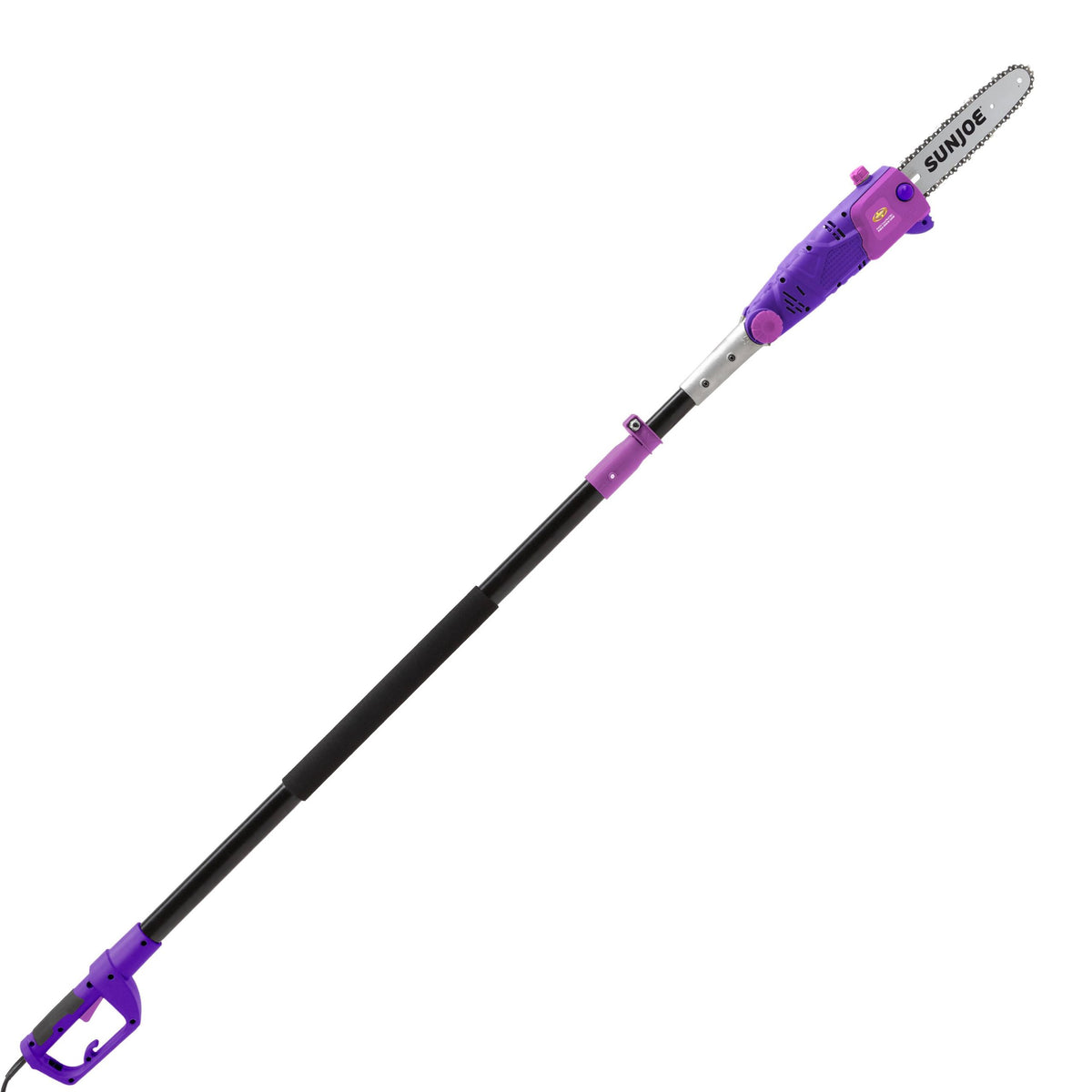 Sun Joe Swj803e-prp 10x22 Purple Electric Multi-Angle Pole Chain Saw