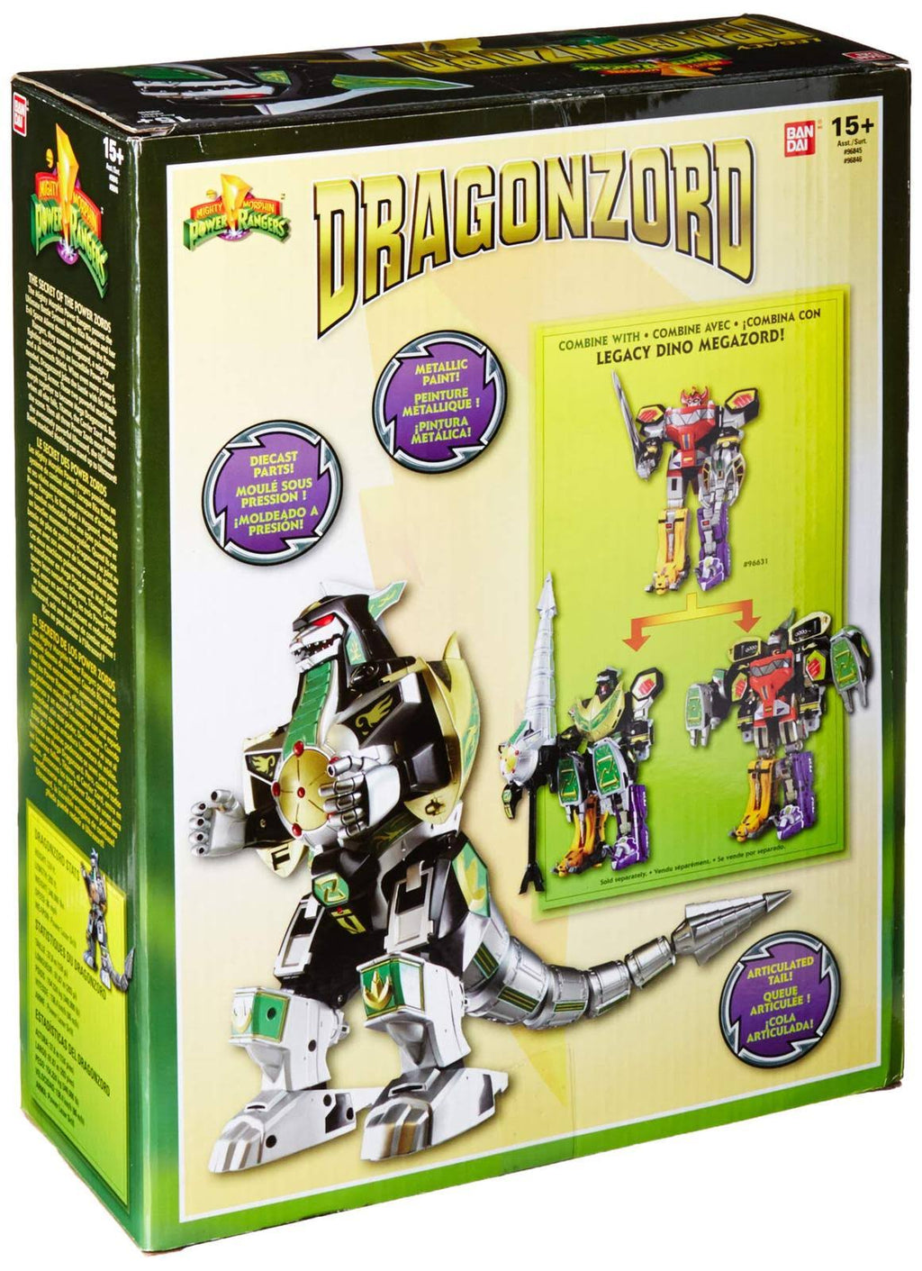 Power Rangers Legacy Green Dragonzord Action Figure