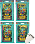FoxFarm Ocean Forest Potting Soil Mix Indoor Outdoor for Garden and Plants | Plant Fertilizer | 12 Quarts (4 Pack) | The Hydroponic City Stake