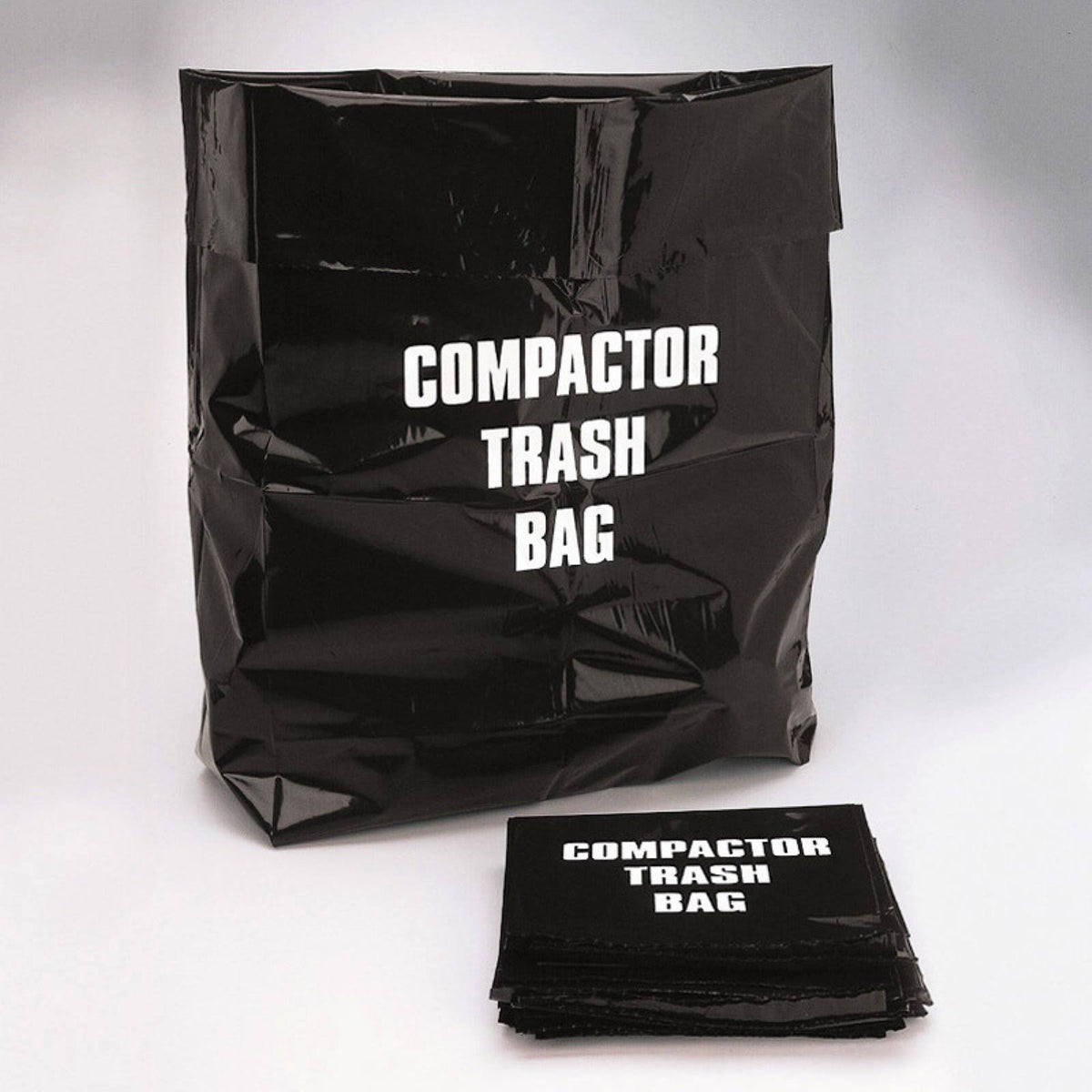 Broan 12 Trash Compactor Bags, Silver/Black - 12 pack