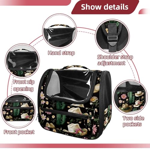 Halloween Pet Carrier Airline Approved Pet Carrier Bag Dog Carrier for Small Medium Cats Dogs Puppies Kitten