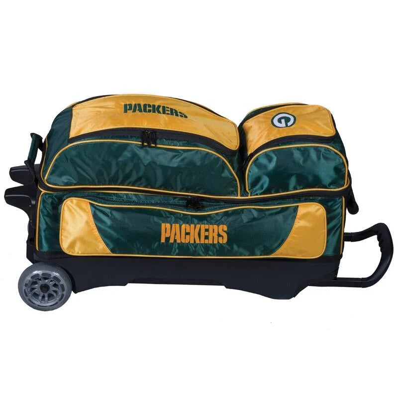 Green Bay Packers Triple Roller Bowling Bag