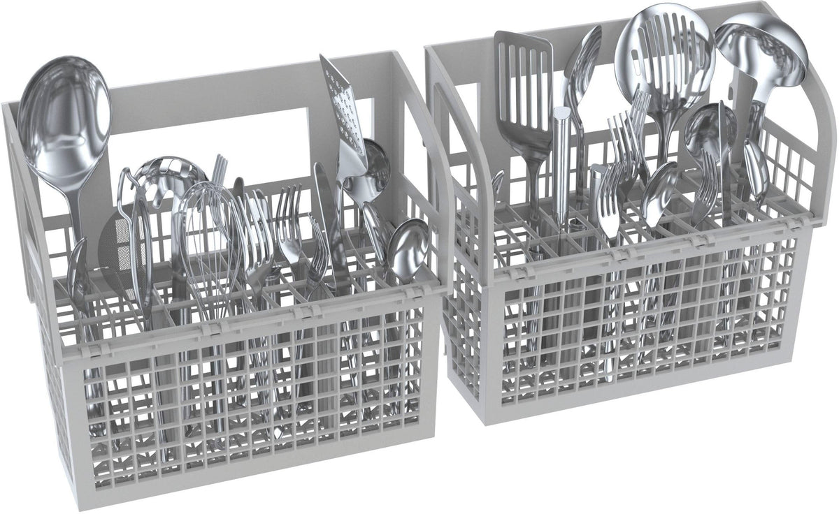 Bosch - 800 Series 24 Top Control Built-In Dishwasher with CrystalDry, Stainless Steel Tub, 3rd Rack, 40 dBa - Stainless steel