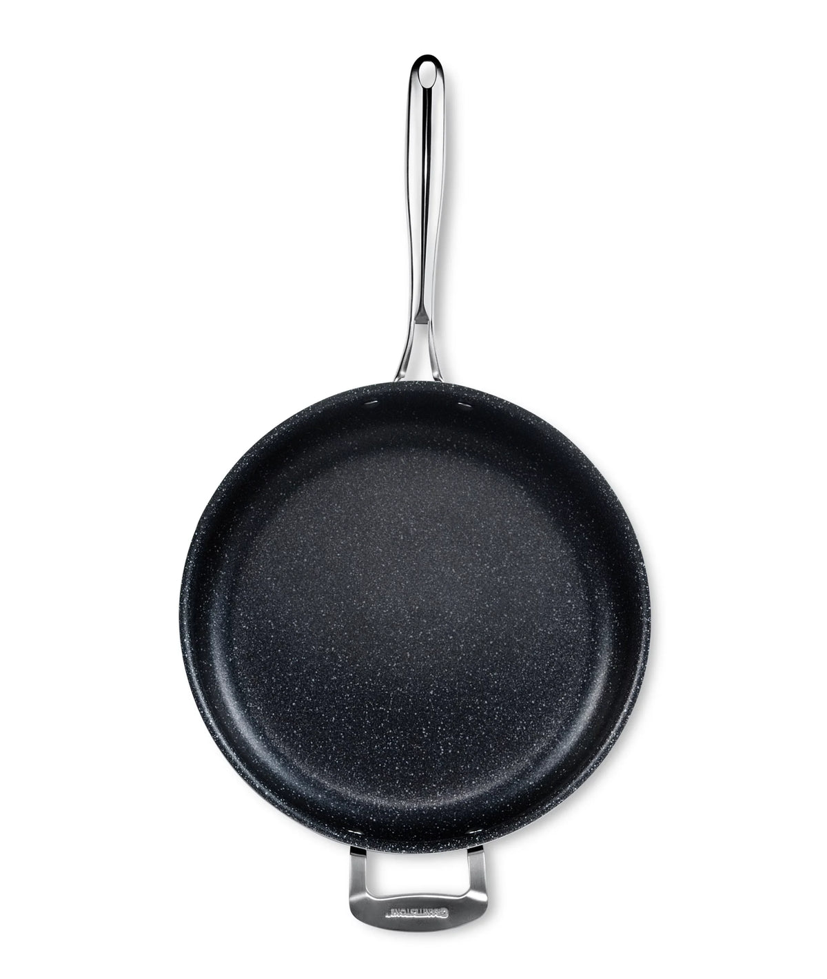 Granitestone Jumbo Cooker with Lid, Nonstick Triple Coated Surface, Family Sized Open Skillet with Stainless Steel Stay Cool & Helper Handle, Oven and Dishwasher Safe