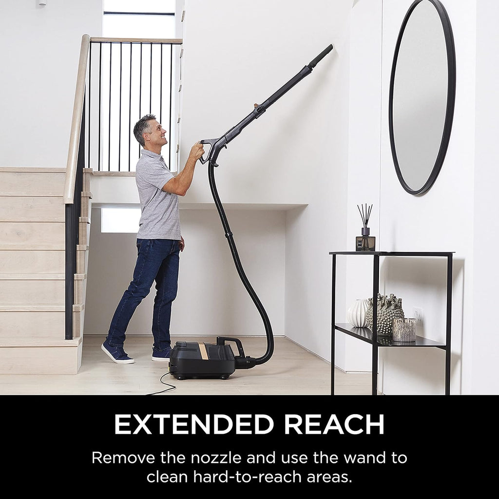 Shark CZ2001 Canister Vacuum Vertex Bagless Corded with Self-Cleaning Brushroll & DuoClean PowerFins, Black/Copper, Placeholder