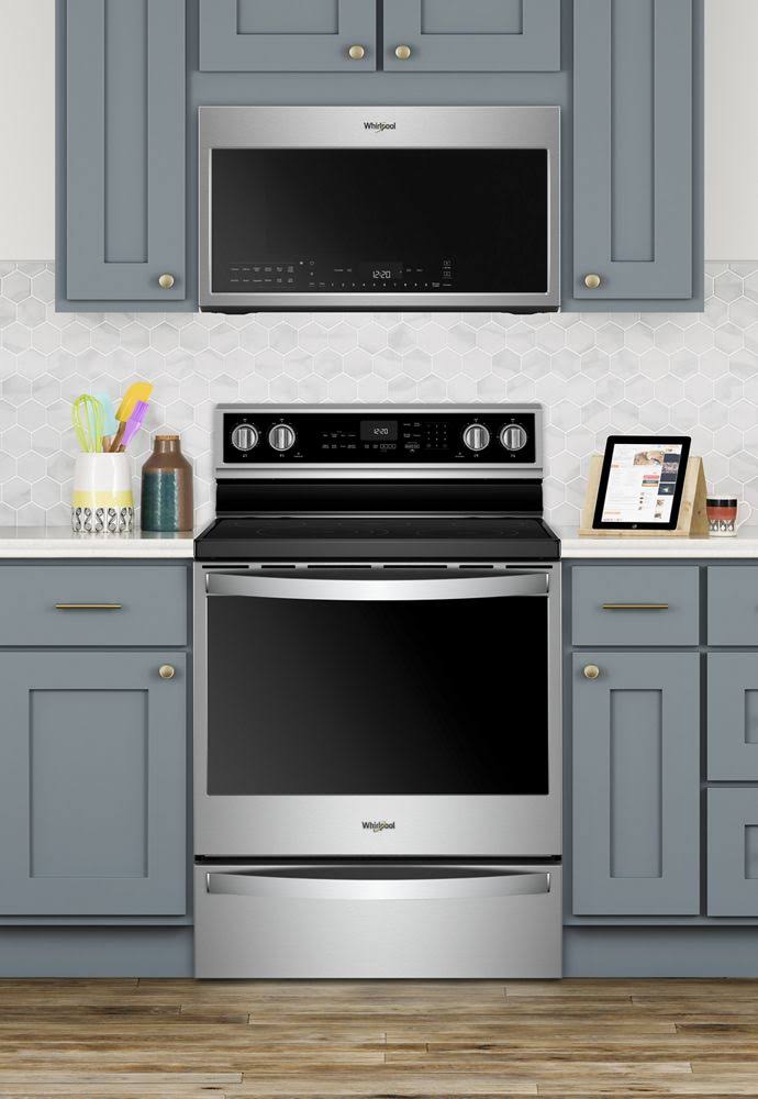 Whirlpool WMH78019HZ 1100W Built-In Convection Microwave Hood Combo - 1.9 cu ft - Stainless Steel