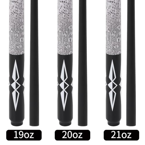 Fiberglass Graphite Composite Billiard Pool Cue Sticks 18oz 19oz 20oz 21oz 58inch