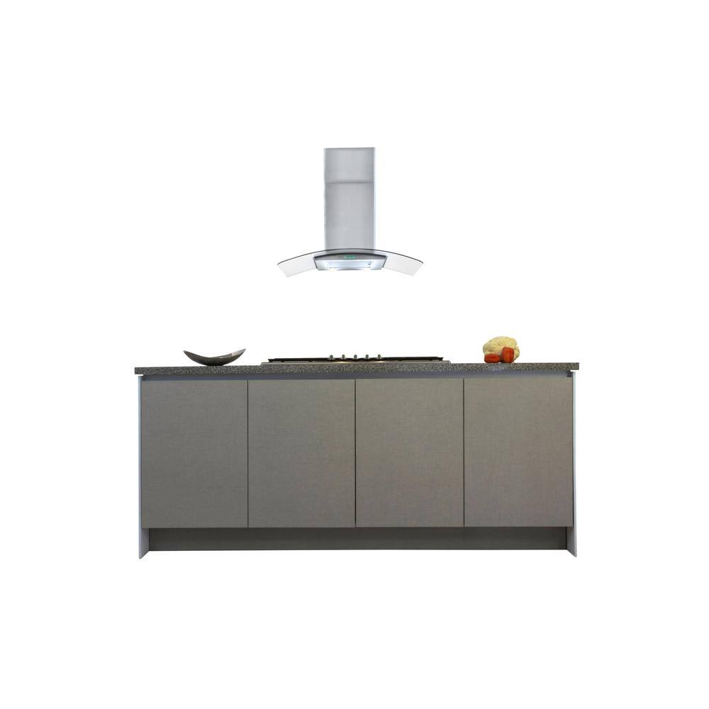 Arietta ADK430SSA Dekor Glass 30 in. Wall Mount Decorative Range Hood in Stainless Steel