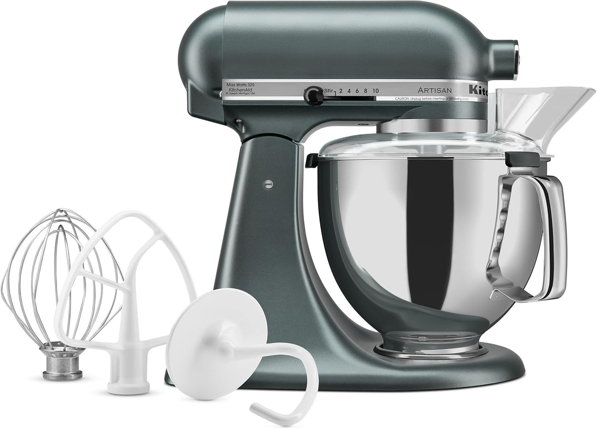 KitchenAid Artisan Series 5 Quart Tilt Head Stand Mixer with Pouring Shield KSM150PS, Cast Iron