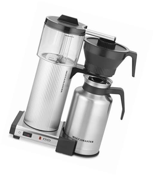 Moccamaster CDT Grand Coffee Brewer, Silver