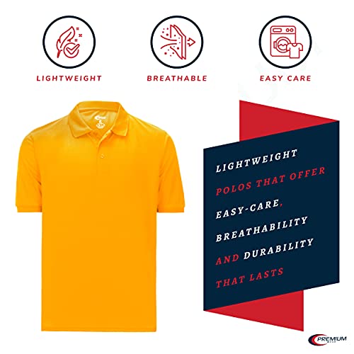 Premium Wear Boys High Moisture Wicking Polo T Shirts