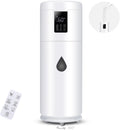 Tower Humidifiers for Large Room 1000 sq ft,Hiswelle 17L 4.49Gal Ultrasonic Cool Mist Topfill Humidifier with 360??Nozzle 4 Speed Humidistat Essential Oil Tray for Bedroom School Office Greenhouse