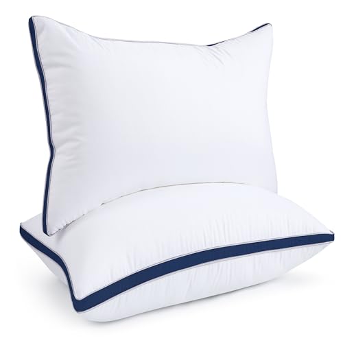 viewstar Bed Pillows King Size Set of 2, Hotel Quality, Down Alternative Big Pillow for Back, Stomach or Side Sleepers, Firm
