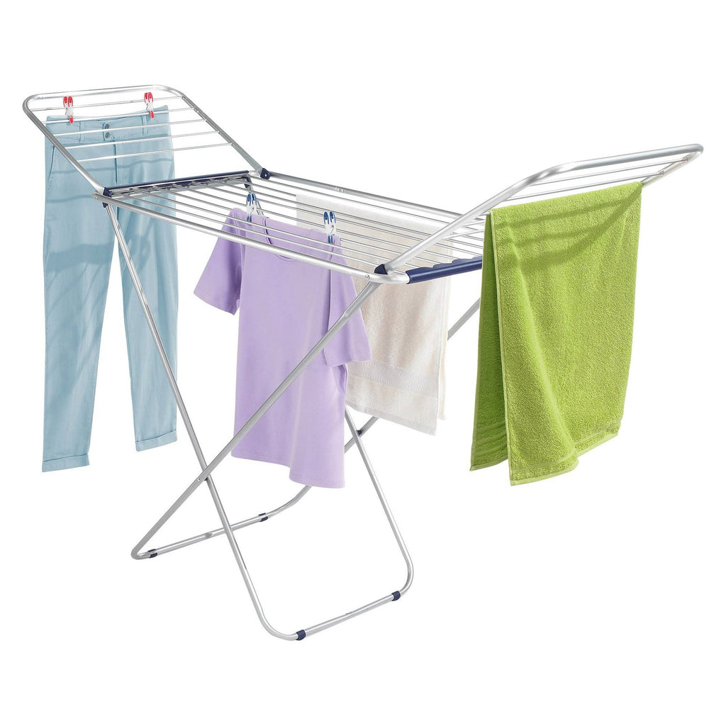 Leifheit Siena 180 Aluminum Drying Rack - Silver
