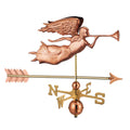 Good Directions Angel with Arrow Weathervane - Pure Copper