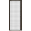 Larson Brisa 36-in x 96-in Brown Aluminum Frame Retractable Screen Door | 77210481