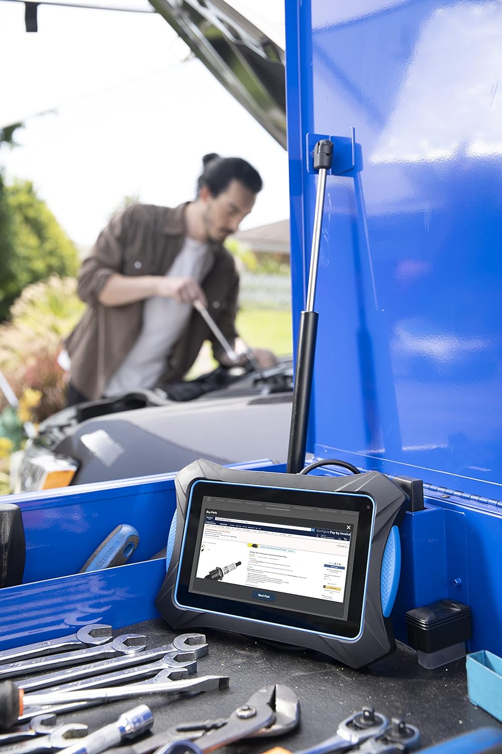 Innova 7111 OBD2 Tablet - BiDirectional Scan Tool & Professional OBD2 Code Reader - ABS Scan/Bleeding, TPMS, SRS, Enhanced Data Stream, and Reset Functions Car Diagnostic Tool - All Systems Scanner
