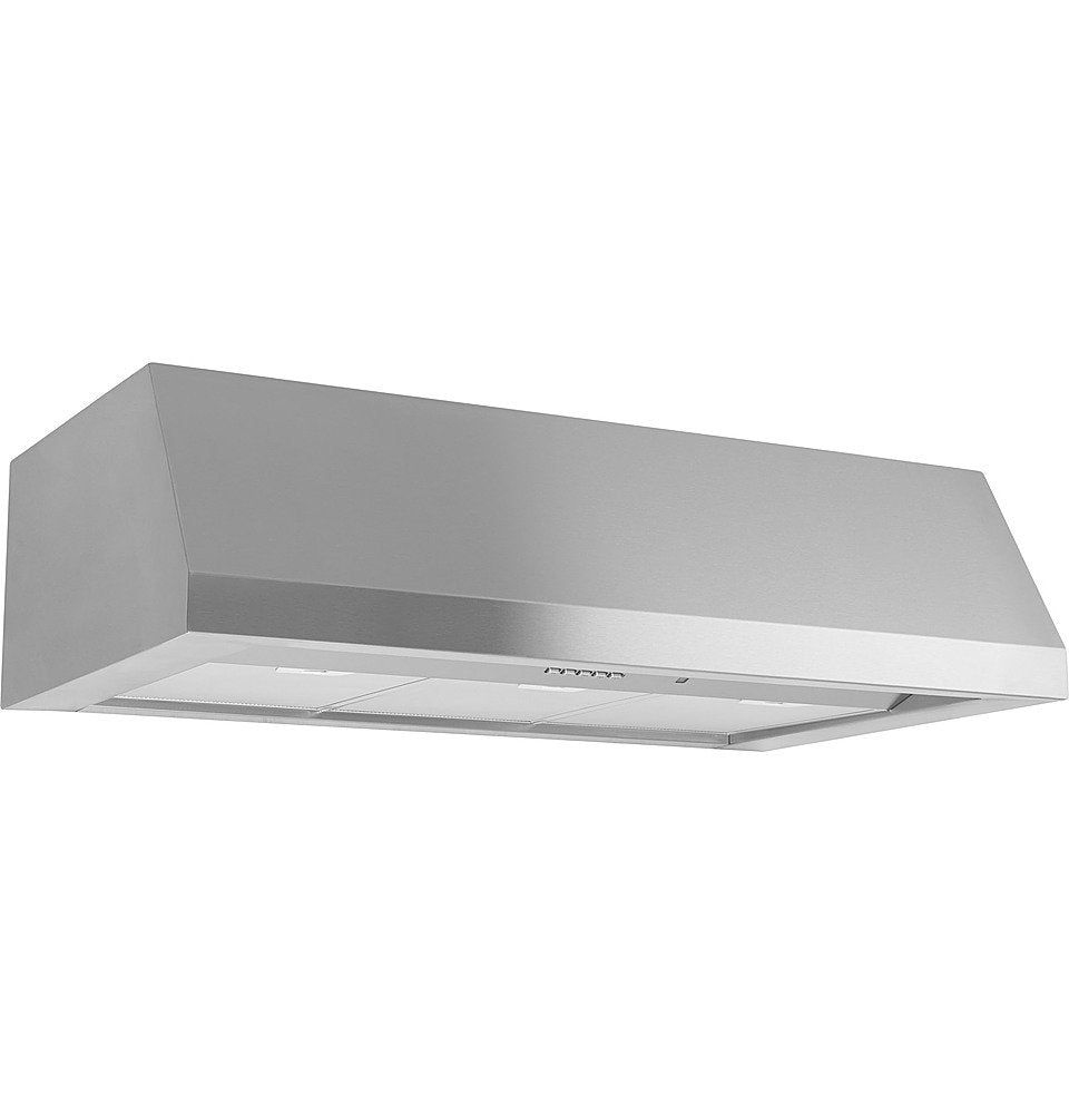GE Profile - 36 Convertible Range Hood - Stainless steel