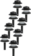 Paradise GL22627 Low Voltage Plastic 4W Path Light (Black, 8 Pack)