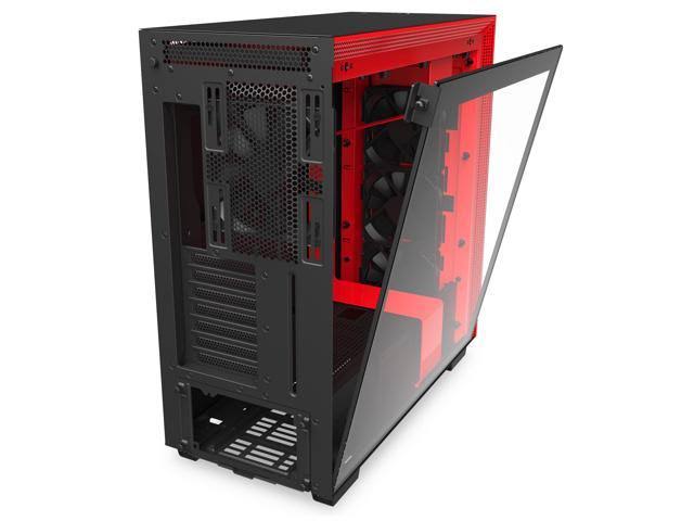 NZXT H710 Mid-tower ATX Case (Matte Black/Red)