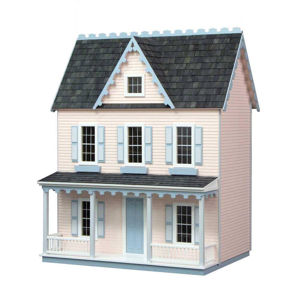 HOUSEWORKS Vermont Farmhouse Jr. Dollhouse Kit