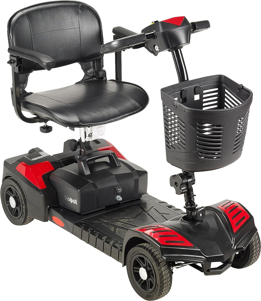 Mobility Aids & EquipmentScout Compact Travel Power Scooter, 4 Wheel