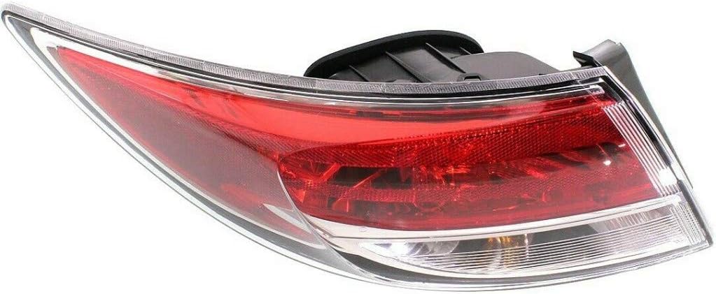 For Mazda 6 Tail Light Assembly 2009 10 11 12 2013 Driver and Passenger Side Pair/Set | Halogen | MA2804108 + MA2805108 | GS3L51160H + GS3L51150J