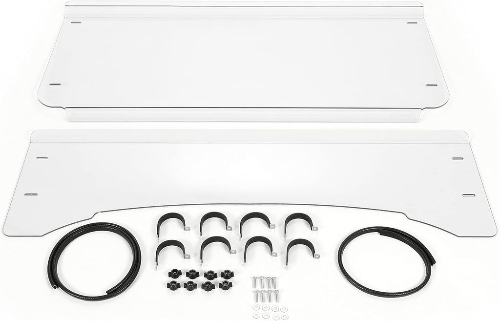 HECASA Windshield Compatible with Kubota RTV 400, Kubota RTV 500, Kubota RTV 520 Full Clear Windscreen