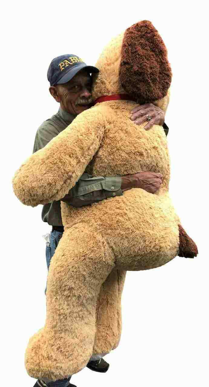 Big Plush Giant Stuffed Puppy Dog 5 Feet 60 Inches 153 cm Huge Soft Adorable Plush Dog