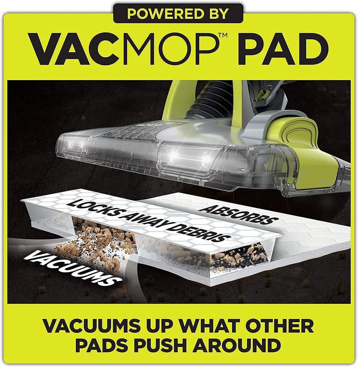 Shark VACMOP Disposable Hard Floor Vacuum and Mop Pad Refills (40 ct.)