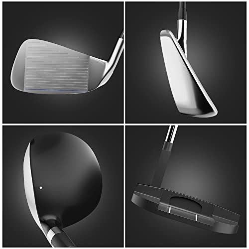 Complete Golf Clubs Sets for Men 12 Piece Includes Golf Driver #3 & 5 Fairway Woods