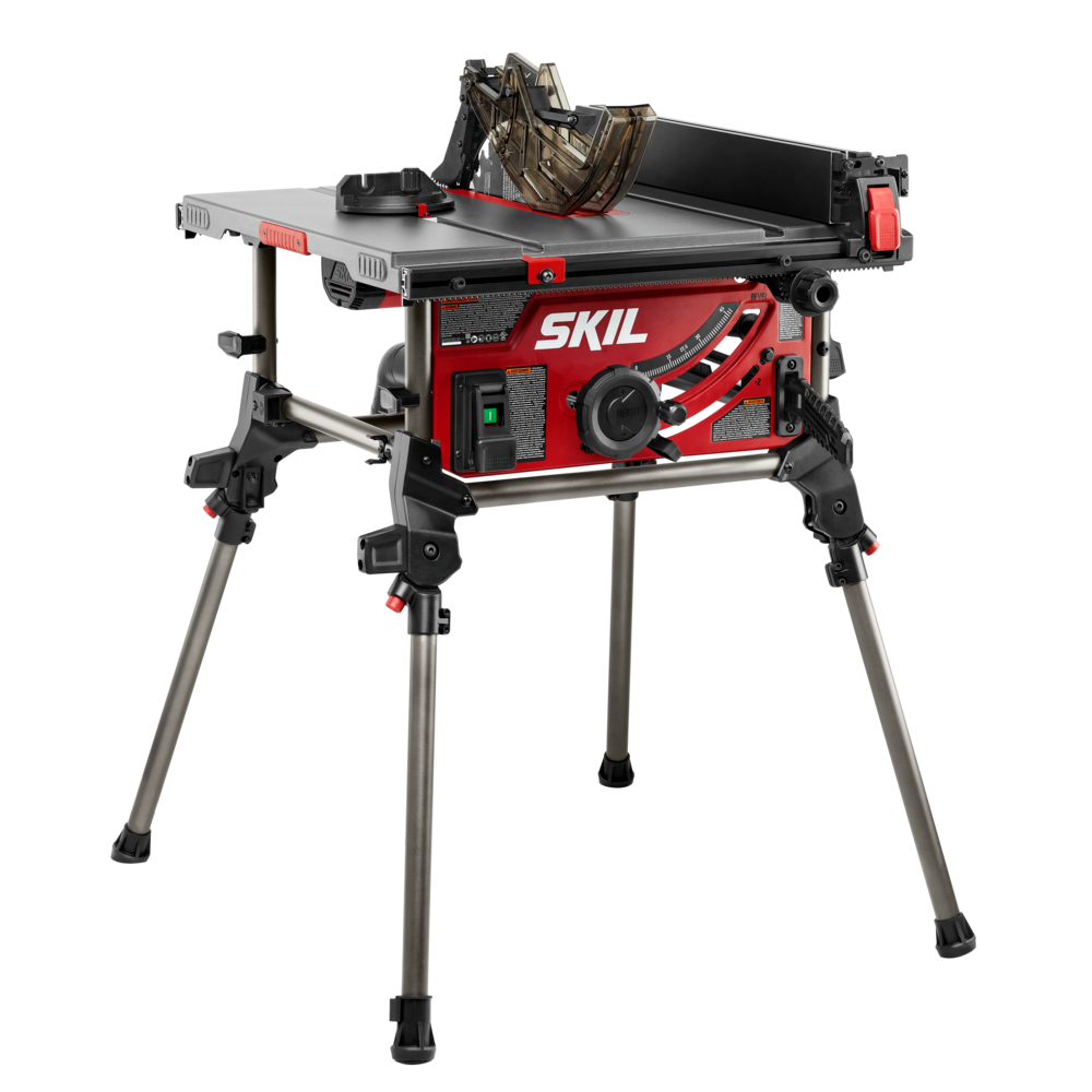 SKIL Jobsite Table Saw with Integrated Foldable Stand?? 10?? 15 Amp?? 25-1/2?? Rip Capacity