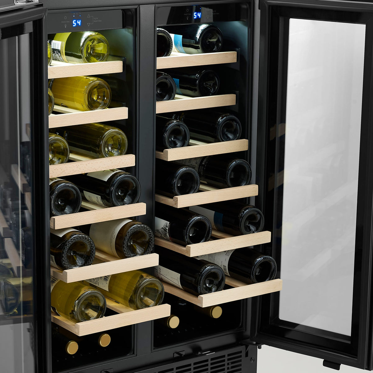 Insignia? - Dual Zone Wine and Beverage Cooler with Glass Doors - Stainless Steel