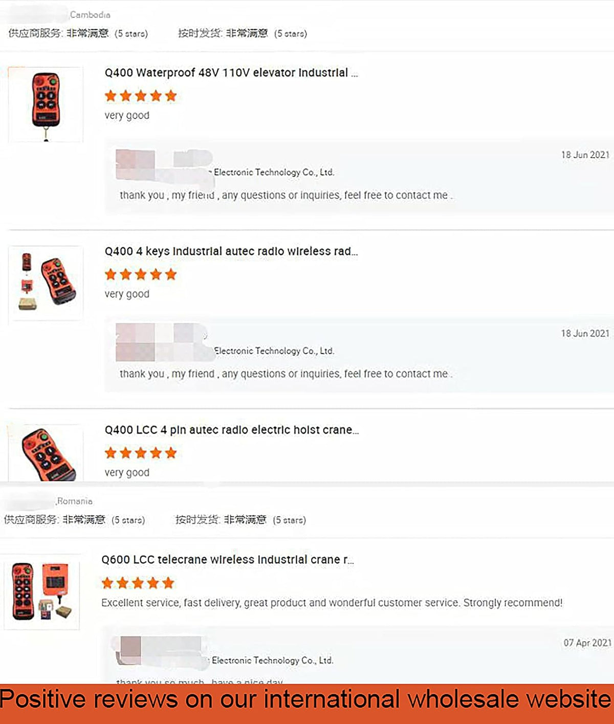 Electric Chain Hoist Crane Overhead Tower Bridge Industrial Wireless Radio Remote Control Transmitter and Receiver AC DC 12-24V 6 Buttons w/Emergency Stop(12-24V AC/DC)