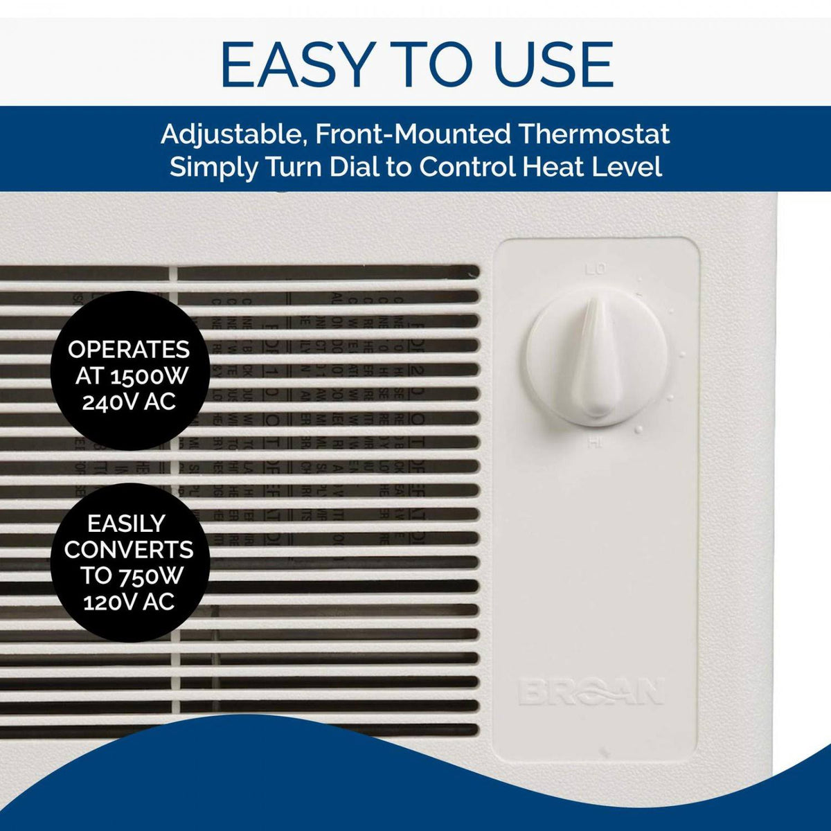 Broan 9815WH High-Capacity Wall Heater