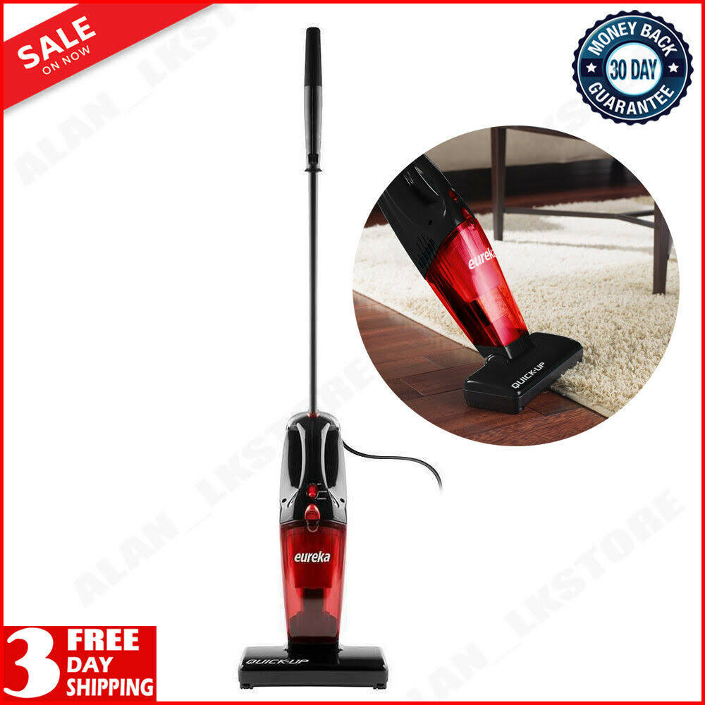 Eureka Quick Up 169H 2-in-1 Stick Vacuum - Bagless - Black/radiant Red