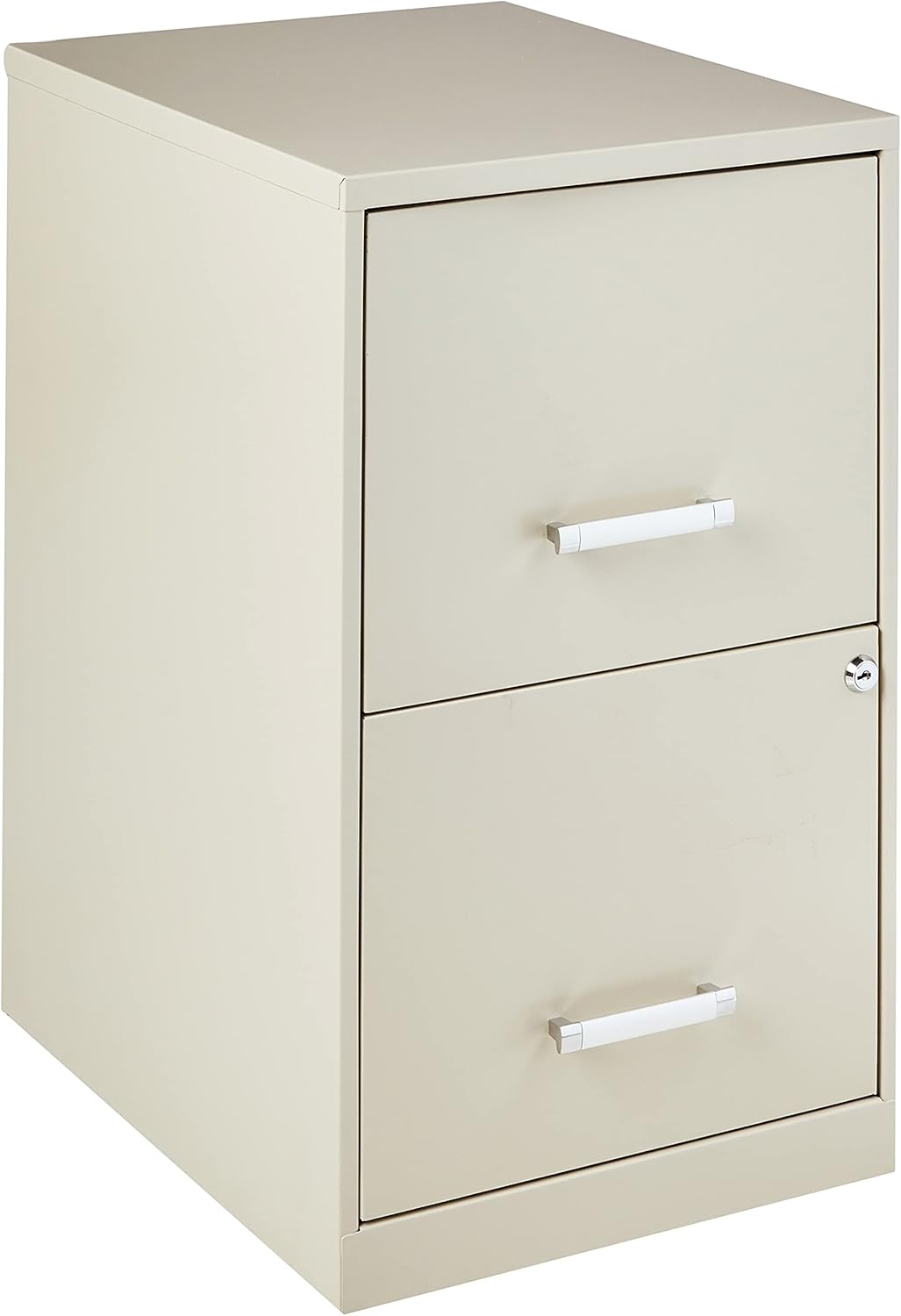 Lorell 14341 18 Deep 2-Drawer File Cabinet, Black