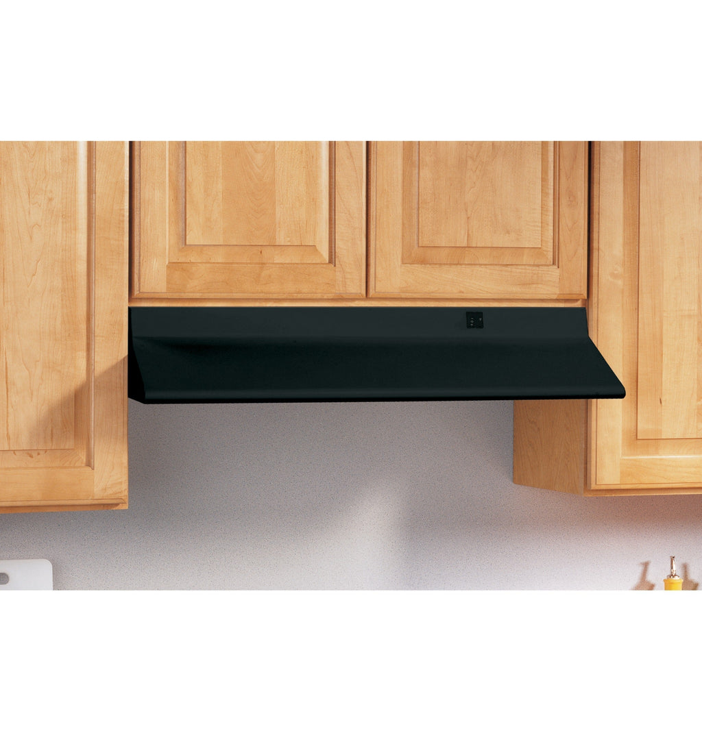 GE - 30 Externally Vented Range Hood - Black